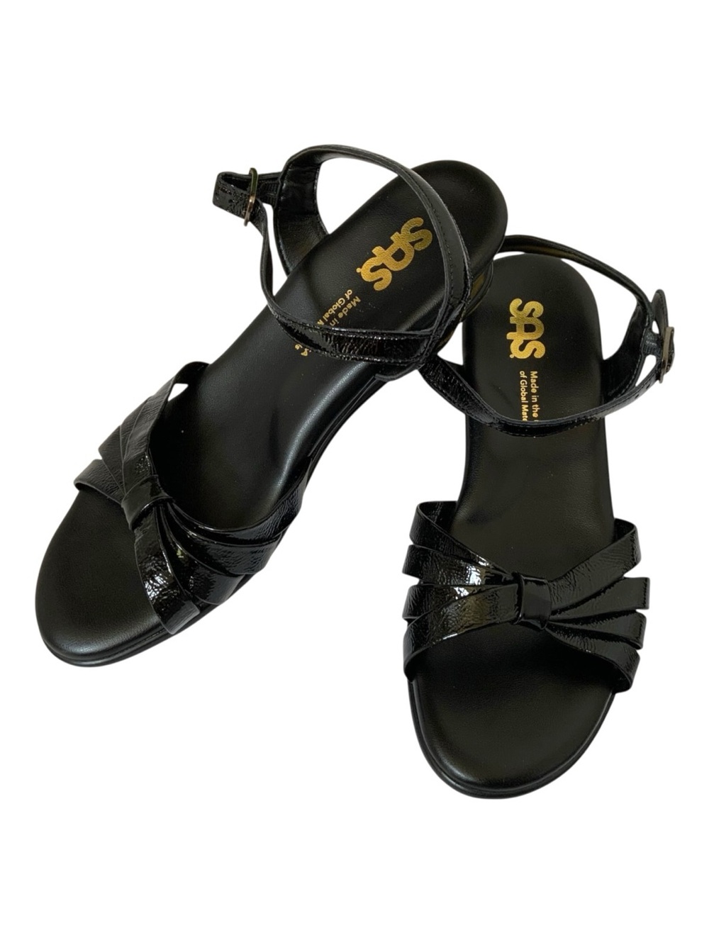 SAS Strippy Wedge Sandal Size 7.5